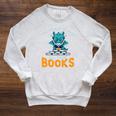 Dragon Yes I Really Need All Books Geek Kids Men Women Raglan Sleeve Sweatshirt Heather Mustard