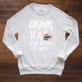 Drink Tea Read Books Be Happy Reading Book Lover Raglan Sleeve Sweatshirt Heather Mustard Drink Tea Read Books Be Happy Reading Book Lover Raglan Sleeve Sweatshirt Heather Mustard