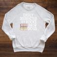 Easily Distracted By Books And Dogs Reading Dog Lovers Raglan Sleeve Sweatshirt Heather Mustard Easily Distracted By Books And Dogs Reading Dog Lovers Raglan Sleeve Sweatshirt Heather Mustard
