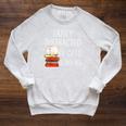 Easily Distracted By Cats And Books Cute Book Lover Raglan Sleeve Sweatshirt Heather Mustard