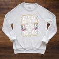 Easily Distracted By Cats And Books Raglan Sleeve Sweatshirt Heather Mustard
