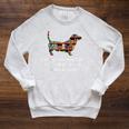 Easily Distracted By Dogs & Books Raglan Sleeve Sweatshirt Heather Mustard