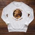 Easily Distracted By Dogs Books Coffee Librarian Bibliophile Raglan Sleeve Sweatshirt Heather Mustard