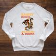 Easily Distracted By Dragons And Books Dragon Lover Mythical Raglan Sleeve Sweatshirt Heather Mustard Easily Distracted By Dragons And Books Dragon Lover Mythical Raglan Sleeve Sweatshirt Heather Mustard