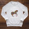 Easily Distracted By Horse And Books Nerds Horse Lovers Raglan Sleeve Sweatshirt Heather Mustard