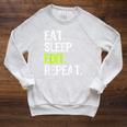 Eat Sleep Edit Repeat Editor Editing Video Film Book Raglan Sleeve Sweatshirt Heather Mustard Eat Sleep Edit Repeat Editor Editing Video Film Book Raglan Sleeve Sweatshirt Heather Mustard