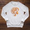 Education Is Freedom Afro Woman Book Illustration Raglan Sleeve Sweatshirt Heather Mustard