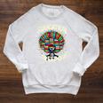 Education Is Freedom Knowledge Power MotivationBook Lover Raglan Sleeve Sweatshirt Heather Mustard