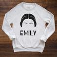 Emily Dickinson Book Lover Reading Shirt T-Shirt Raglan Sleeve Sweatshirt Heather Mustard