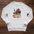 Enemies To Lovers Book Reader Roses Bookish Booktok Retro Raglan Sleeve Sweatshirt Heather Mustard