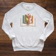 Every Chapter Is A New Season Autumn Book Lover Raglan Sleeve Sweatshirt Heather Mustard