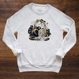 Fantasy Audiobook Voice Acting Book Lover Audiobook Raglan Sleeve Sweatshirt Heather Mustard