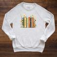 Fantasy Drama Tragedy Book Floral Subtle Raglan Sleeve Sweatshirt Heather Mustard Fantasy Drama Tragedy Book Floral Subtle Raglan Sleeve Sweatshirt Heather Mustard