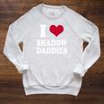 Fantasy Romantasy Book Lover I Love Heart Shadow Daddies Premium Tri-Blend Raglan Sleeve Sweatshirt Heather Mustard Fantasy Romantasy Book Lover I Love Heart Shadow Daddies Premium Tri-Blend Raglan Sleeve Sweatshirt Heather Mustard