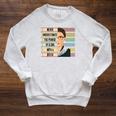Feminist Ruth Bader Ginsburg RBG Quote Girl With Book Women Raglan Baseball Tee Raglan Sleeve Sweatshirt Heather Mustard