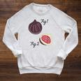 Fig 1 Figs Fruit Scientific Drawing Textbook Graphic Raglan Sleeve Sweatshirt Heather Mustard Fig 1 Figs Fruit Scientific Drawing Textbook Graphic Raglan Sleeve Sweatshirt Heather Mustard