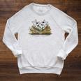 Floral Book Reading Books Flowers Growing From Book Raglan Sleeve Sweatshirt Heather Mustard Floral Book Reading Books Flowers Growing From Book Raglan Sleeve Sweatshirt Heather Mustard
