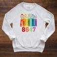 Floral Foxglove Daisy Tulip 8647 Books Lover Blooming Flower Raglan Sleeve Sweatshirt Heather Mustard