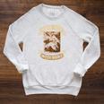 Have Fun With Books Horror Literature Necronomicon Book Raglan Sleeve Sweatshirt Heather Mustard