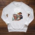 FUNNY WORKPLACE Retro Romance Comic Book Parody Raglan Sleeve Sweatshirt Heather Mustard FUNNY WORKPLACE Retro Romance Comic Book Parody Raglan Sleeve Sweatshirt Heather Mustard