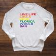 Gay Pride Live Like Book Florida Ban LGBTQ Rainbow Men Women Raglan Sleeve Sweatshirt Heather Mustard Gay Pride Live Like Book Florida Ban LGBTQ Rainbow Men Women Raglan Sleeve Sweatshirt Heather Mustard