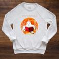 Ghost Reading Books Teacher Halloween Men Women Raglan Sleeve Sweatshirt Heather Mustard Ghost Reading Books Teacher Halloween Men Women Raglan Sleeve Sweatshirt Heather Mustard