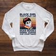 Girl Owl That's What I Do Read Books Raglan Sleeve Sweatshirt Heather Mustard
