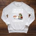 Girls & Boys Read Books And Pet My Guinea Pig Lover Raglan Sleeve Sweatshirt Heather Mustard