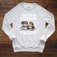 Girls Boys Kids Read Books Miniature Schnauzer Lover Raglan Sleeve Sweatshirt Heather Mustard