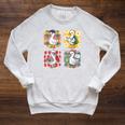 Goose Teacher Back To School Goose Books Student Cute Raglan Sleeve Sweatshirt Heather Mustard Goose Teacher Back To School Goose Books Student Cute Raglan Sleeve Sweatshirt Heather Mustard