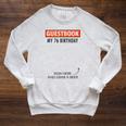 Guestbook Alternative 76th Birthday Decorations For Him Her Raglan Sleeve Sweatshirt Heather Mustard