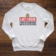 Guestbook Today My Birthday Sign Up For Festivities Birthday Raglan Sleeve Sweatshirt Heather Mustard