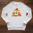 Halloween Ghost Cat Reading Book Women Girls Cute Raglan Sleeve Sweatshirt Heather Mustard Halloween Ghost Cat Reading Book Women Girls Cute Raglan Sleeve Sweatshirt Heather Mustard