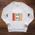 I Like Hamsters & Books And Maybe 3 People Hamster Lover Raglan Sleeve Sweatshirt Heather Mustard