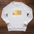 Happiness Is Books And Tea Raglan Sleeve Sweatshirt Heather Mustard