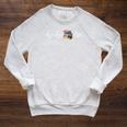 Heartbeat Book Raglan Sleeve Sweatshirt Heather Mustard