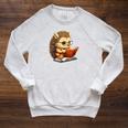 Hedgehog Book Lover Leave Me Alone I'm Reading Girls Raglan Sleeve Sweatshirt Heather Mustard Hedgehog Book Lover Leave Me Alone I'm Reading Girls Raglan Sleeve Sweatshirt Heather Mustard