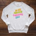In My Hockey Romance Era Hockey Romance Reader Book CLub Raglan Sleeve Sweatshirt Heather Mustard