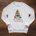 My Holidays Are Booked Christmas Book Lover Librarian Xmas Raglan Sleeve Sweatshirt Heather Mustard My Holidays Are Booked Christmas Book Lover Librarian Xmas Raglan Sleeve Sweatshirt Heather Mustard