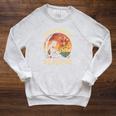 I'd Rather Be Reading Book Lover Vintage Sunset Apparel Premium Tri-Blend Raglan Sleeve Sweatshirt Heather Mustard