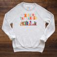I'm With The Banned Book Readers I Read Banned Books Raglan Sleeve Sweatshirt Heather Mustard