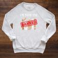 I'm With The Banned Books For a Literature Teacher Raglan Sleeve Sweatshirt Heather Mustard