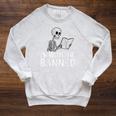 I'm With The Banned Tshirt Read Banned Books Lover BookWorm Raglan Sleeve Sweatshirt Heather Mustard