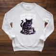 I'm An Indoor Cat Cute Witch Kitten With Books And Candles Raglan Sleeve Sweatshirt Heather Mustard I'm An Indoor Cat Cute Witch Kitten With Books And Candles Raglan Sleeve Sweatshirt Heather Mustard