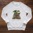 I'm Not A Bookworm I'm A Book Dragon Literary Dragon Reader Raglan Sleeve Sweatshirt Heather Mustard I'm Not A Bookworm I'm A Book Dragon Literary Dragon Reader Raglan Sleeve Sweatshirt Heather Mustard