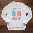 I'm So Glad We'Re On The Same Page Book Lover Writer Raglan Sleeve Sweatshirt Heather Mustard I'm So Glad We'Re On The Same Page Book Lover Writer Raglan Sleeve Sweatshirt Heather Mustard
