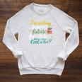I'm Writing Someone's Future Favorite Book Lover Reading Raglan Sleeve Sweatshirt Heather Mustard