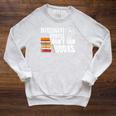 Intelligent People Don't Ban Books Reading Bookish Librarian Raglan Sleeve Sweatshirt Heather Mustard