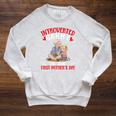 Introverted Gammy Est 2026 First Mother's Day Reading Book Raglan Sleeve Sweatshirt Heather Mustard
