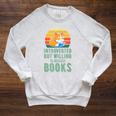 Introverted But Willing To Discuss Books Cute Literary Dog For Men Women Raglan Sleeve Sweatshirt Heather Mustard Introverted But Willing To Discuss Books Cute Literary Dog For Men Women Raglan Sleeve Sweatshirt Heather Mustard